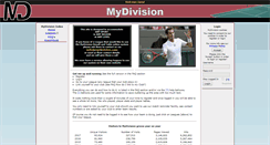 Desktop Screenshot of mydivision.com