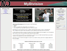 Tablet Screenshot of mydivision.com