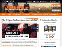 Tablet Screenshot of mydivision.net